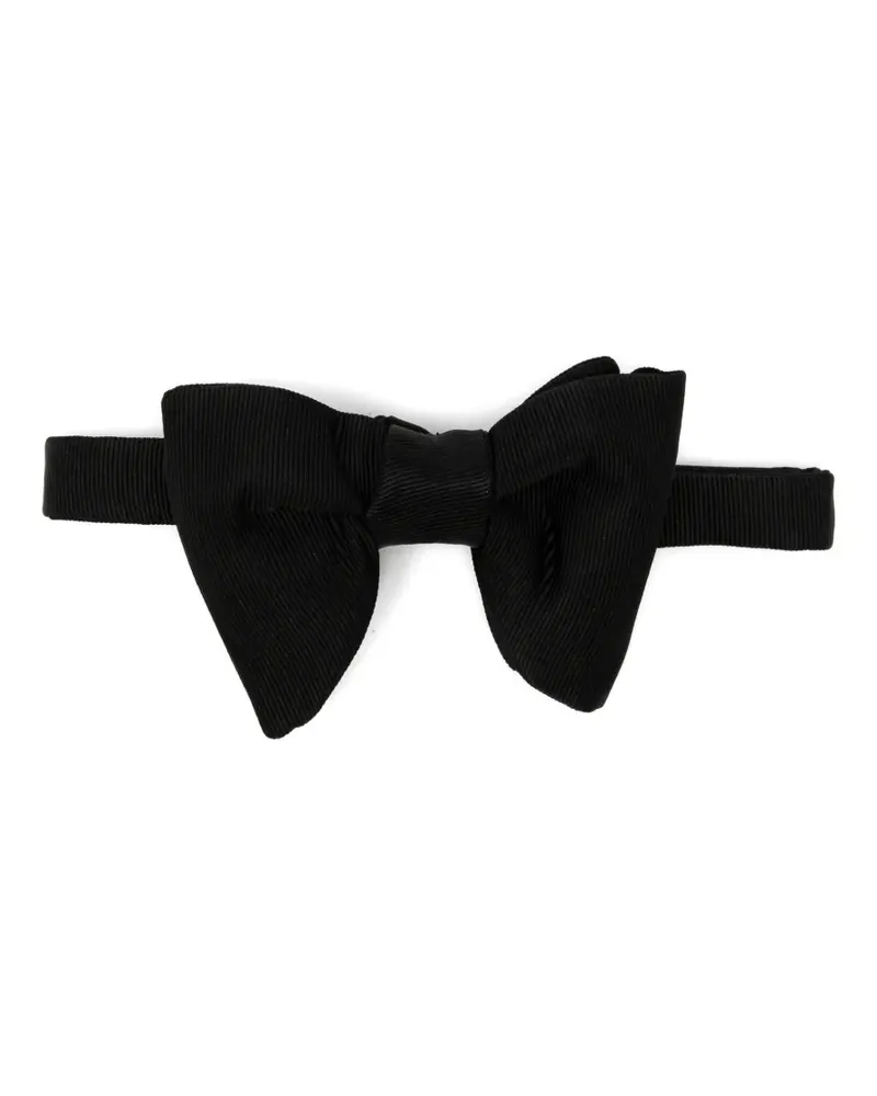 Tom Ford Fliege aus Grosgrain - Schwarz Schwarz