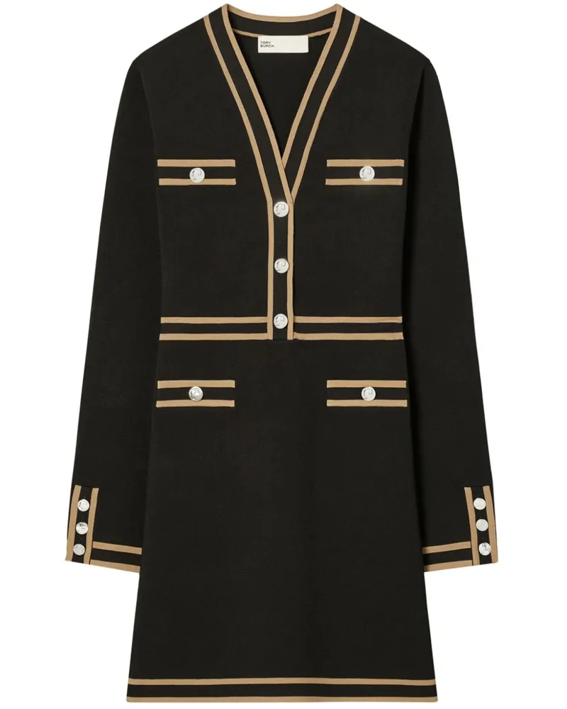 Tory Burch Kendra Kleid - Schwarz Schwarz