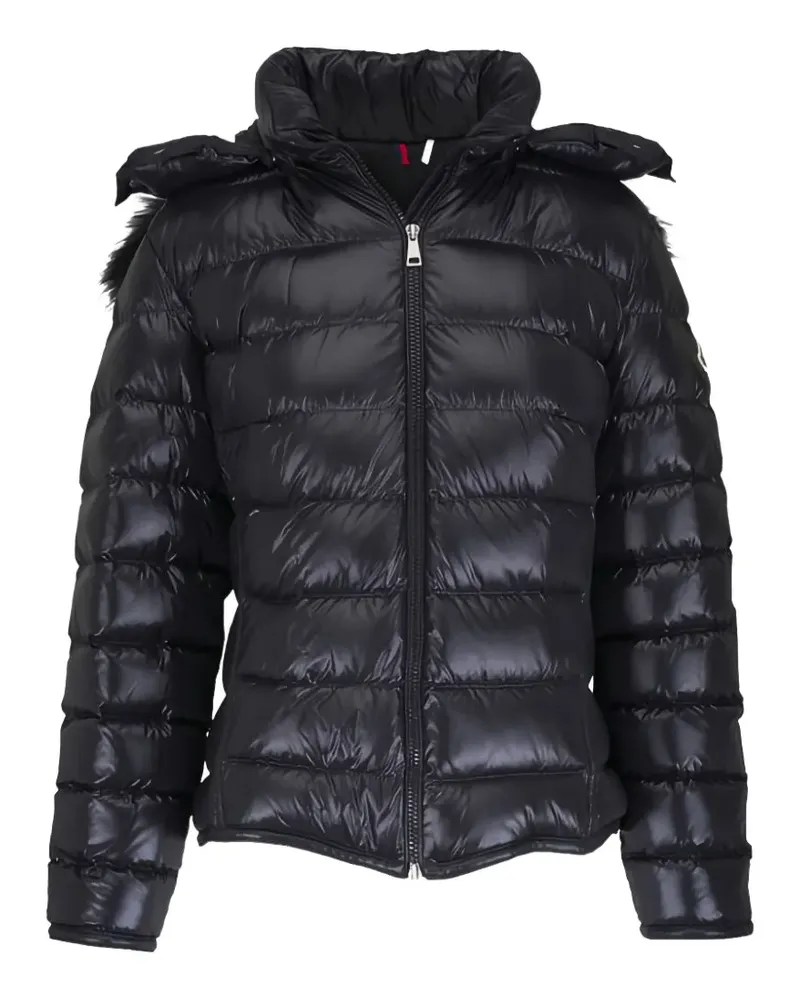 Moncler Badyeffe faux-fur hooded puffer jacket - Schwarz Schwarz