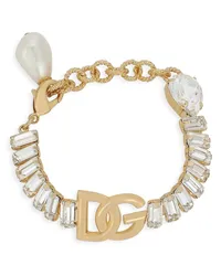 Dolce & Gabbana Armband mit Strass Gold