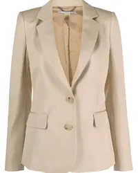 Stella McCartney Blazer mit fallendem Revers Nude