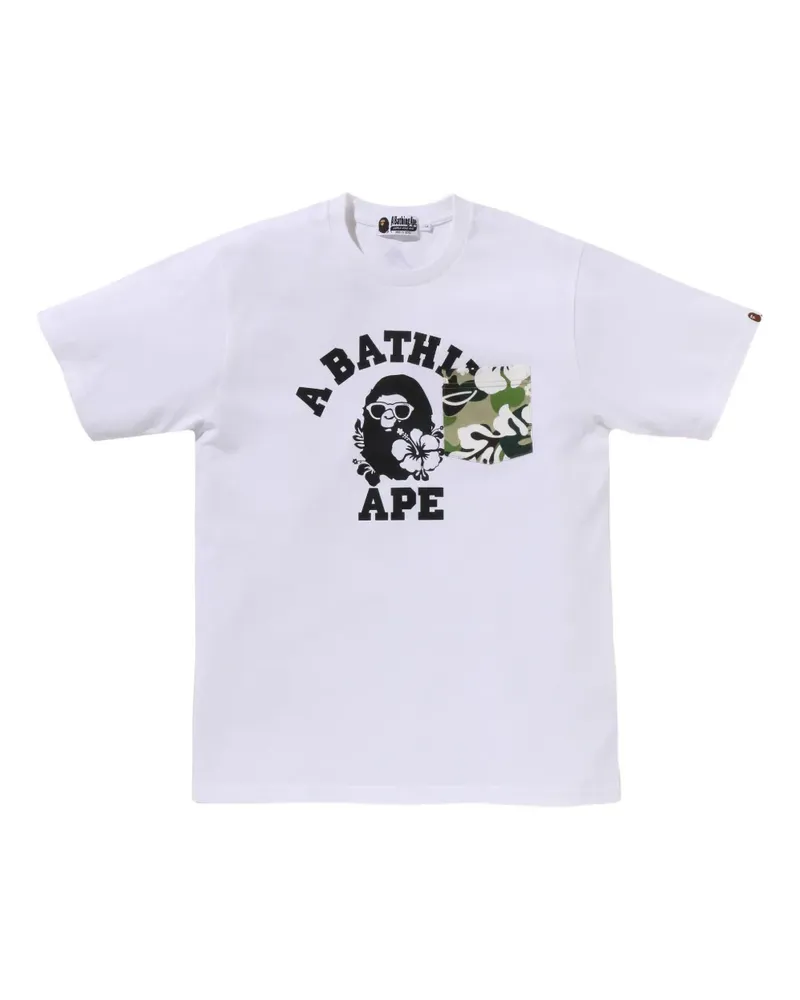 BAPE ABC Resort T-Shirt - Weiß Weiß