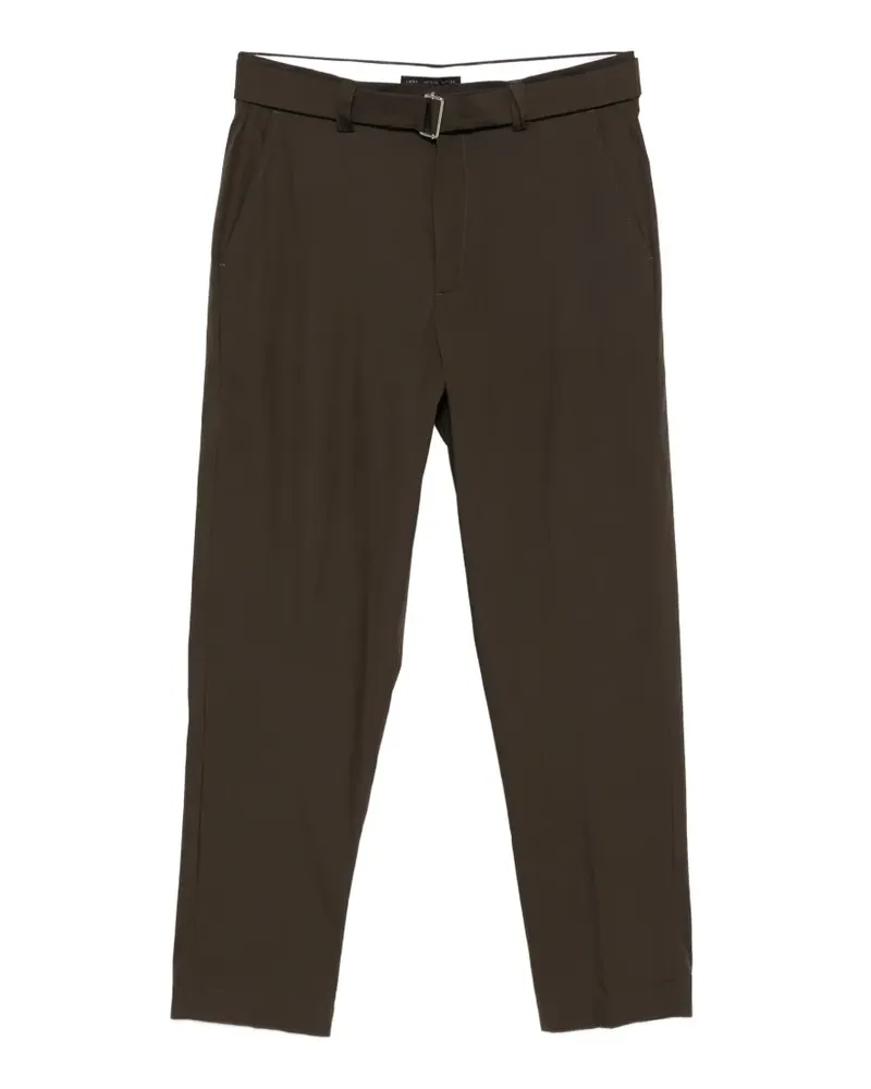 Low Brand Virgil belted trousers - Grün Grün