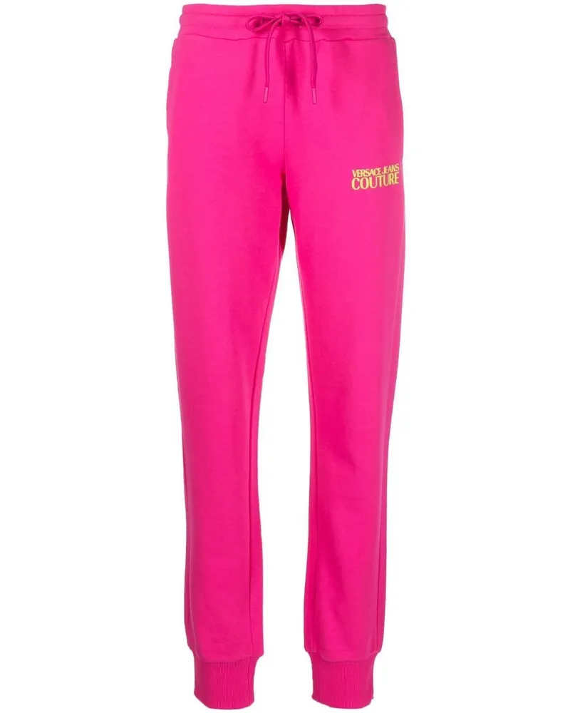 Versace Jeans Jogginghose mit Logo-Print - Rosa Rosa