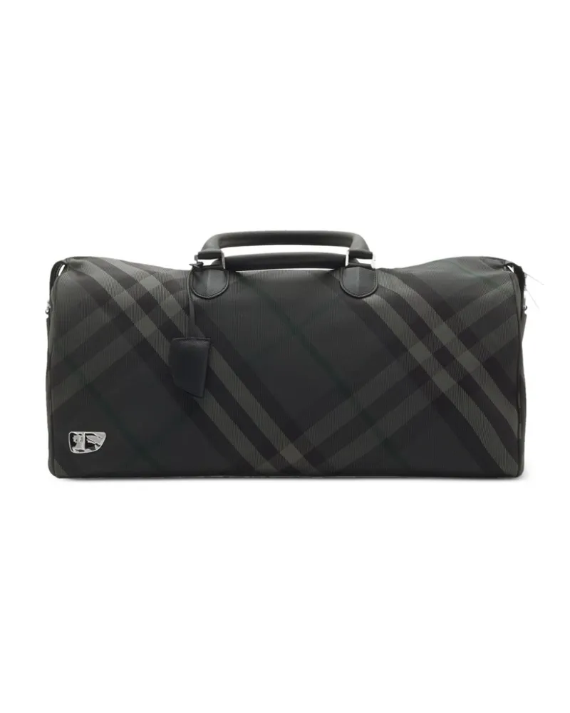 Burberry Grid duffle bag Grau