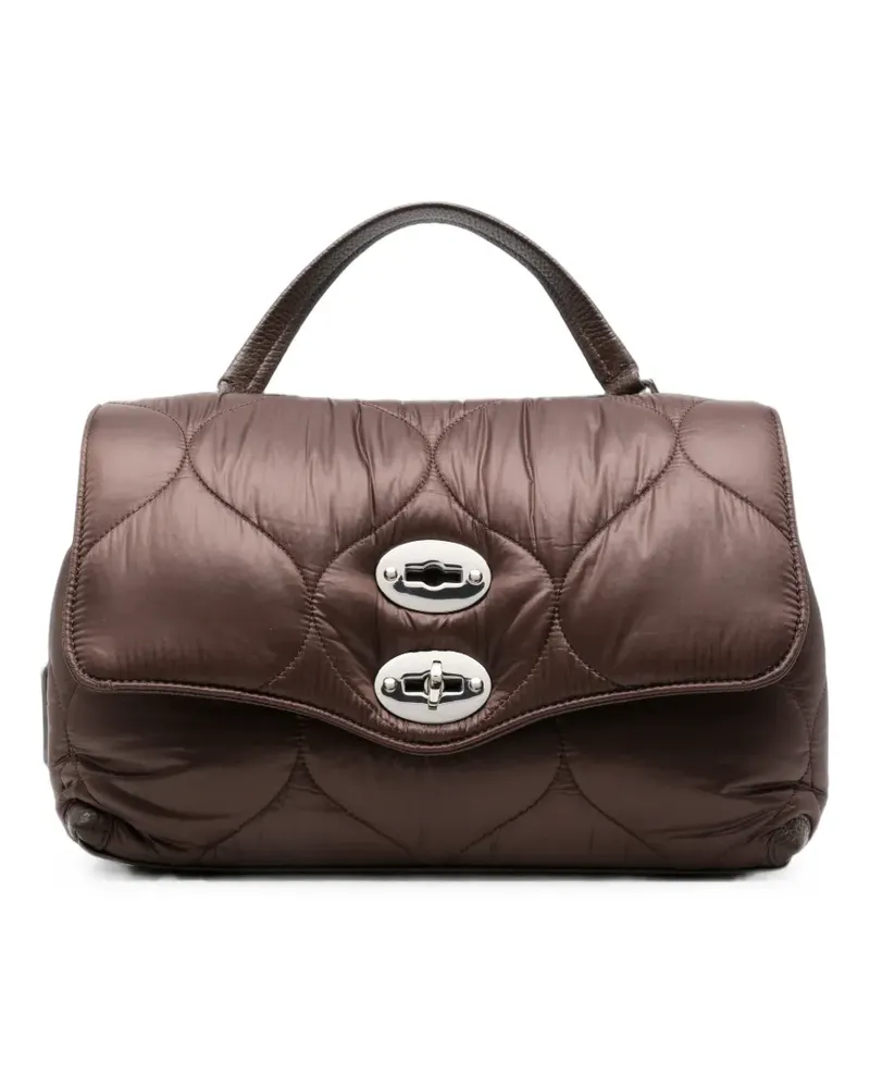 Zanellato Gesteppte Clutch - Braun Braun