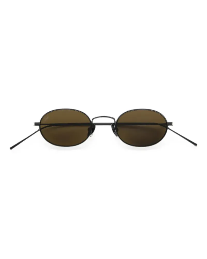 AKILA Rio Sonnenbrille mit ovalem Gestell - Schwarz Schwarz