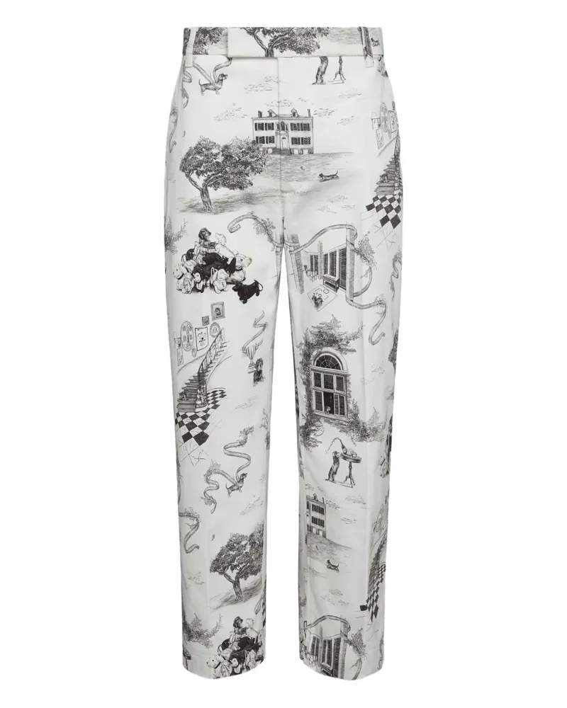 Thom Browne Toile Utility Chino - Weiß Weiß