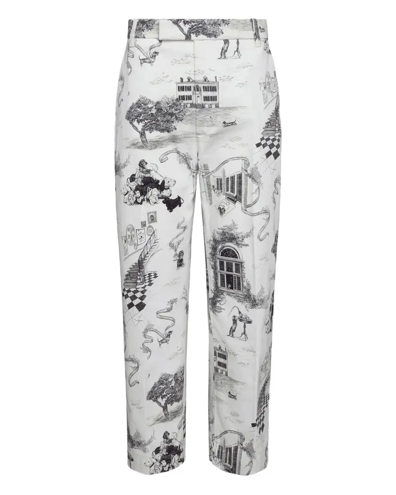 Thom Browne Toile Utility Chino - Weiß Weiß