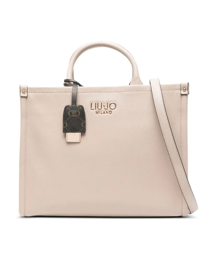 Liu Jo Tote Bag mit Logo - Nude Nude