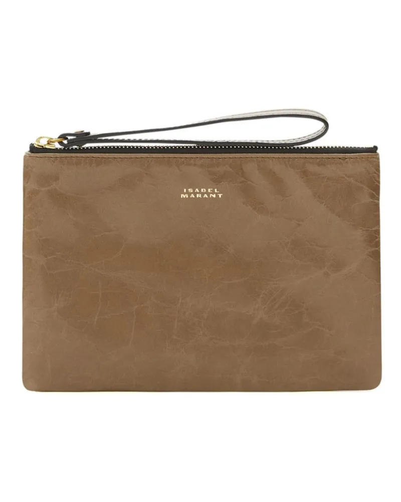 Isabel Marant Mino Clutch - Nude Nude