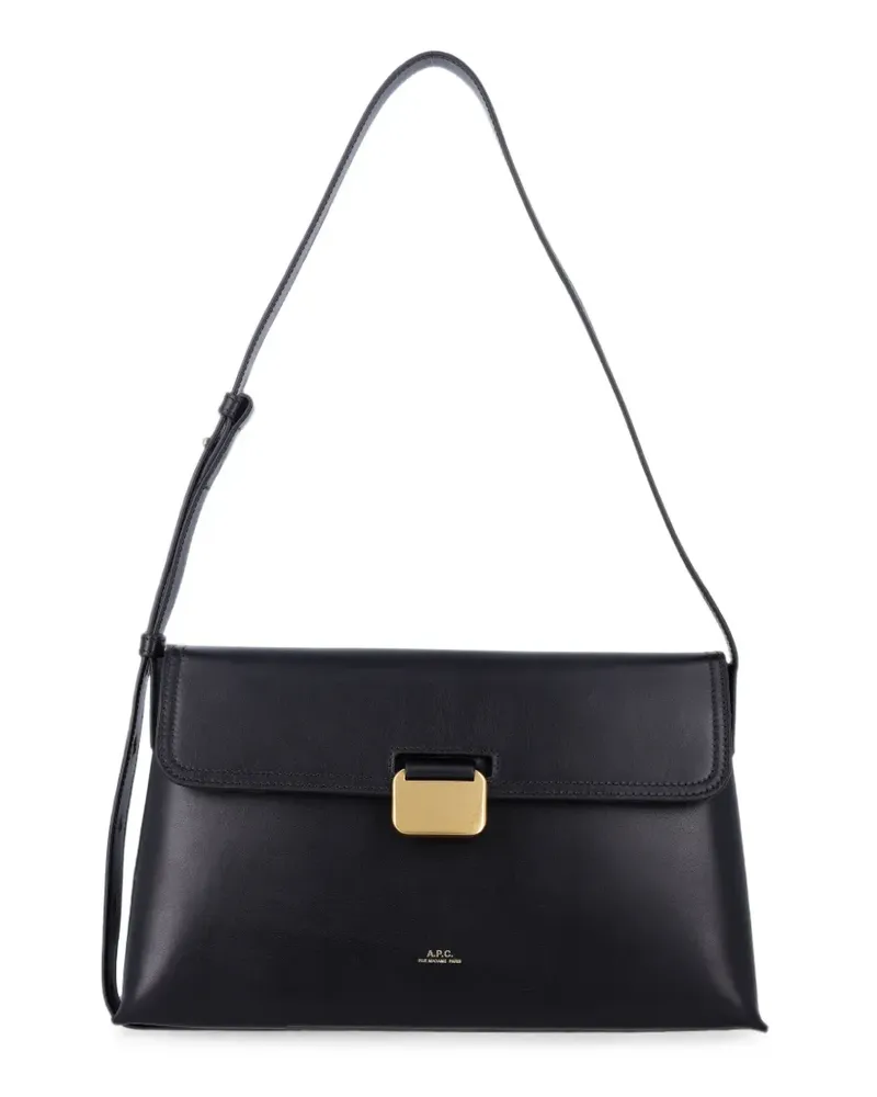 A.P.C. Simone Schultertasche - Schwarz Schwarz