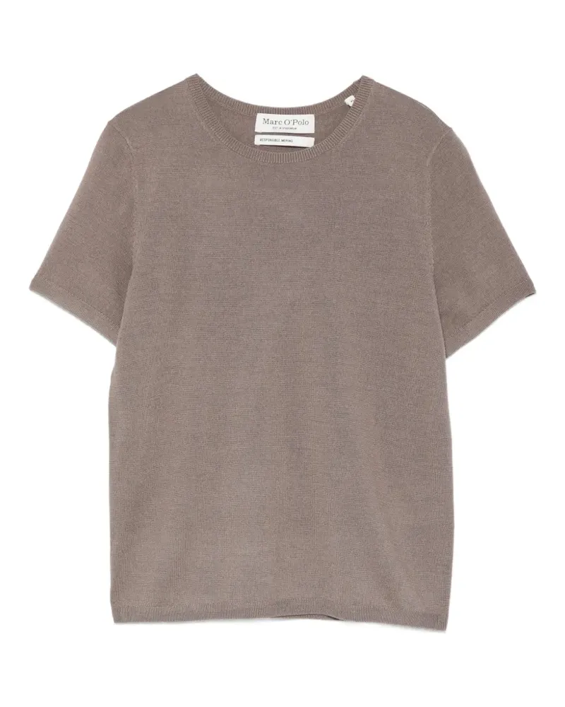 Marc O'Polo short-sleeve top - Braun Braun