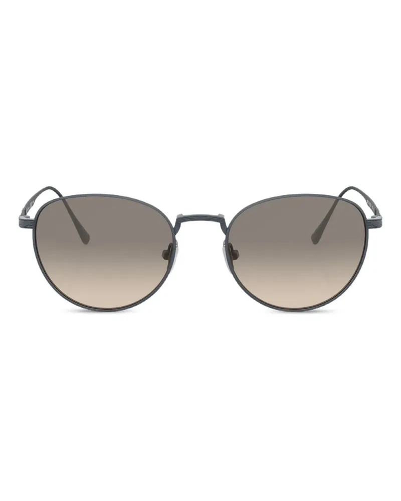 Persol Sonnenbrille mit rundem Gestell - Blau Blau