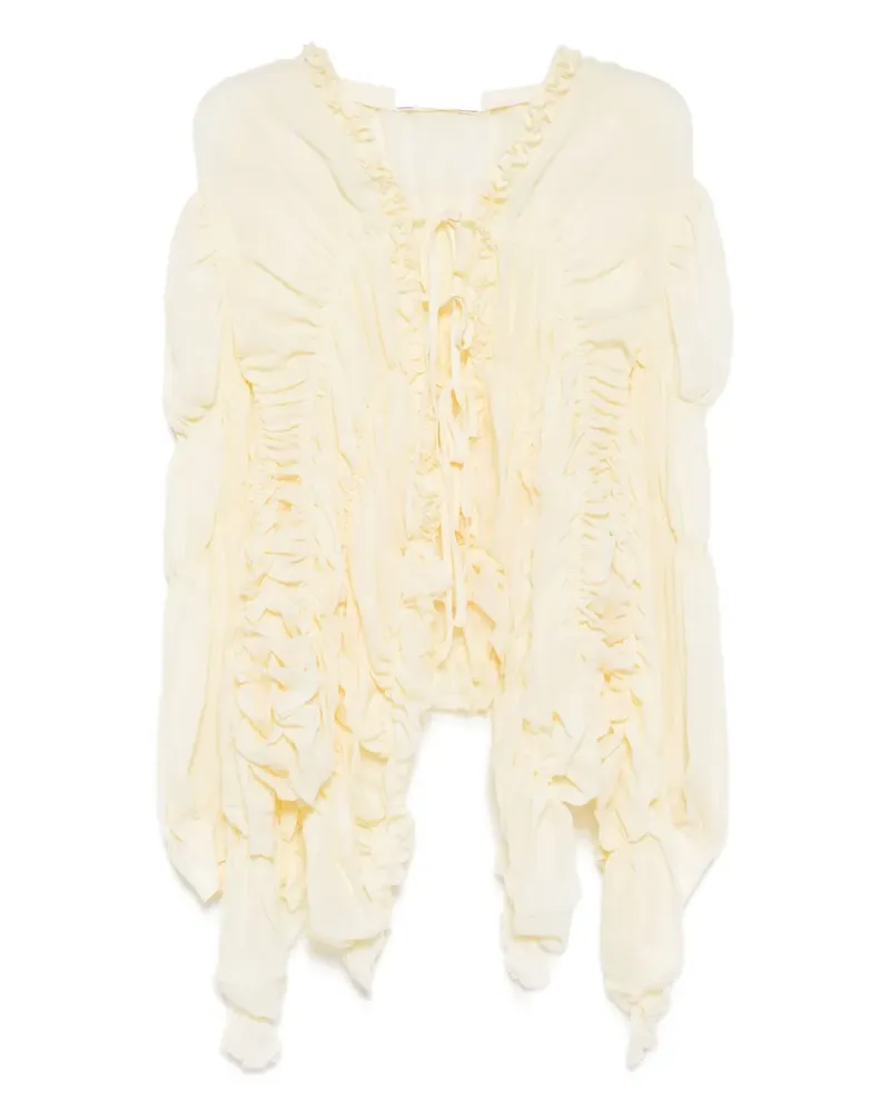 Rokh Chiffon-Top - Nude Nude