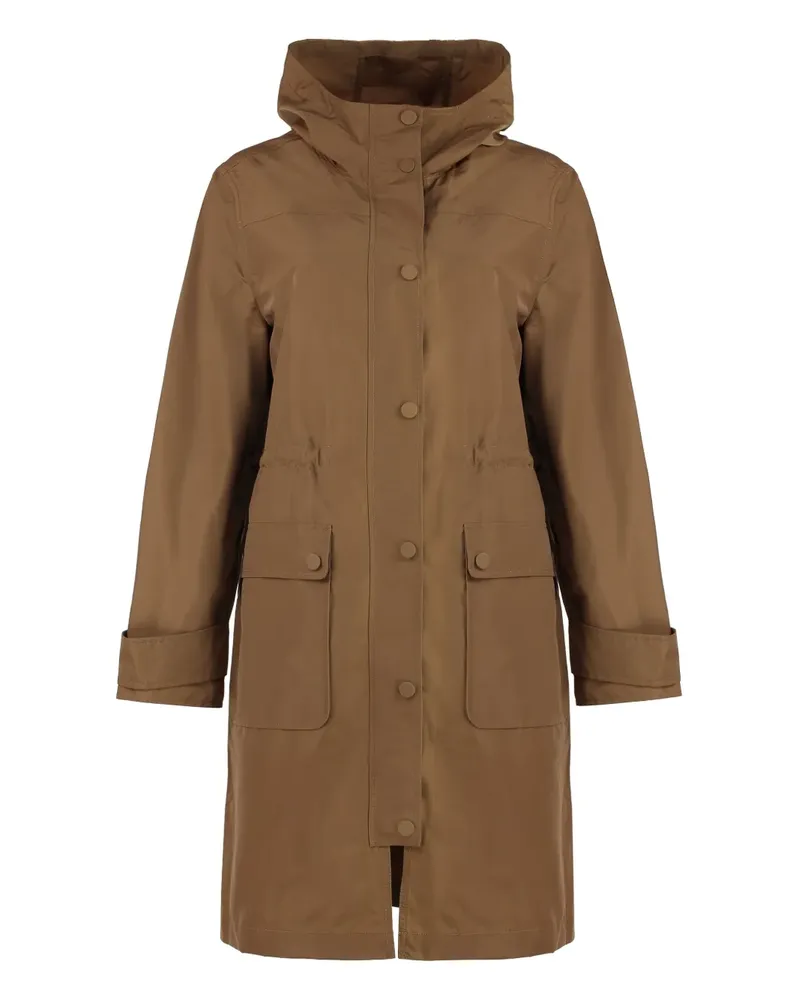 Yves Salomon Parka mit Kapuze - Braun Braun