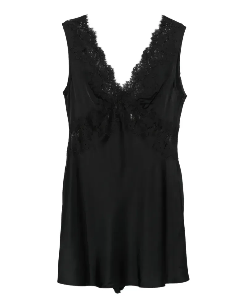 RIXO Rhegan Minikleid - Schwarz Schwarz