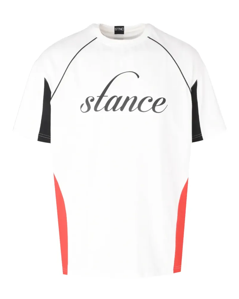 Stance T-Shirt in Colour-Block-Optik - Weiß Weiß