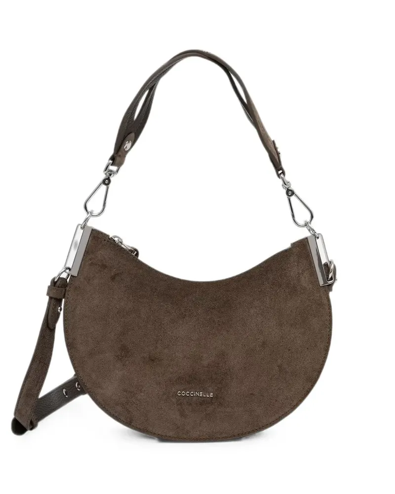 Coccinelle small Sunup crescent shoulder bag - Braun Braun