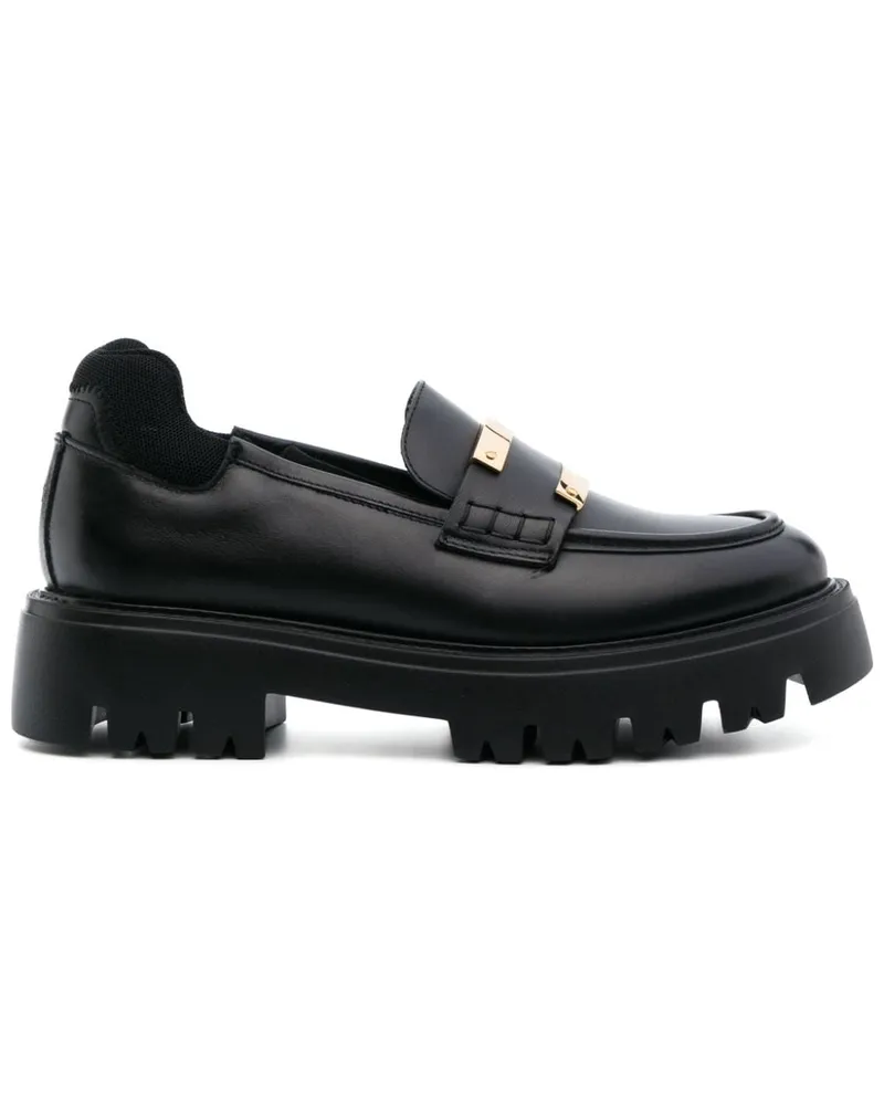 N° 21 Loafer mit dicker Sohle 45mm Schwarz