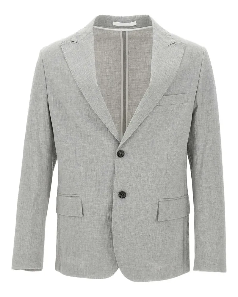 Paolo Pecora Milano Blazer aus Krepp - Grau Grau