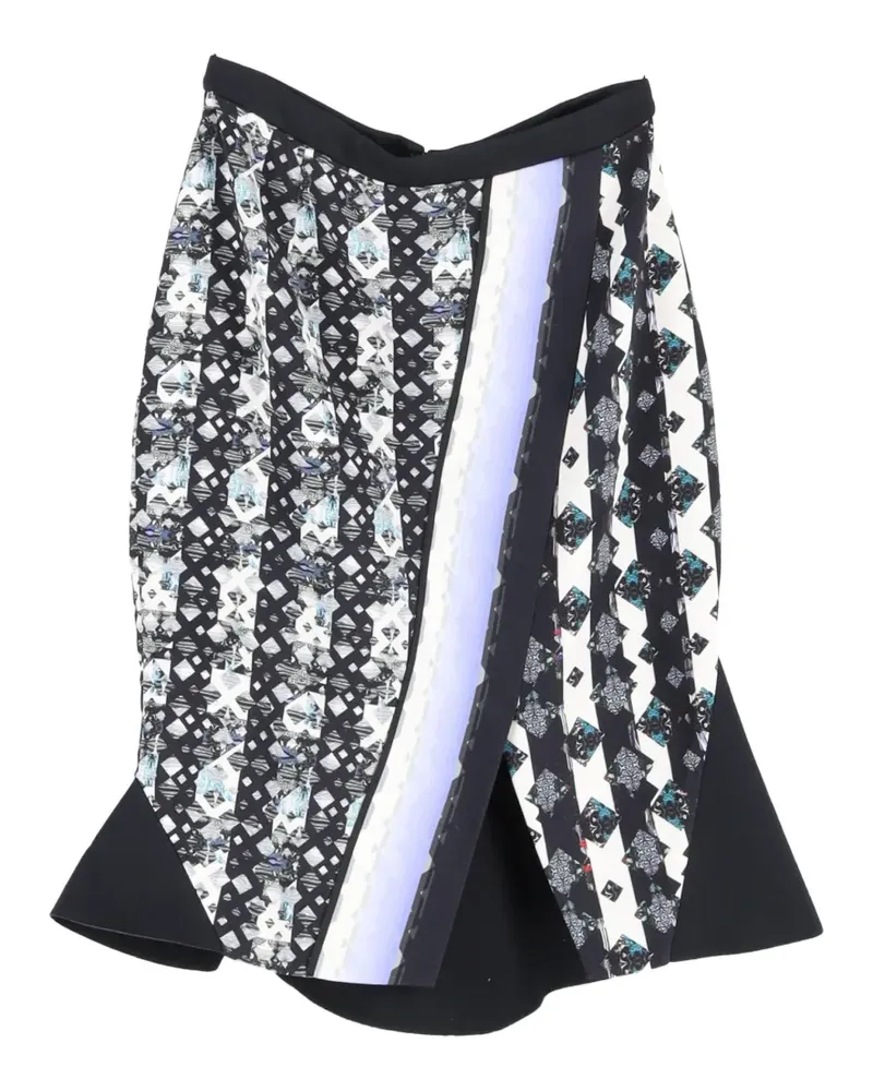 Peter Pilotto Minirock mit Print - Schwarz Schwarz