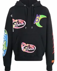 Heron Preston Hoodie mit Print Schwarz