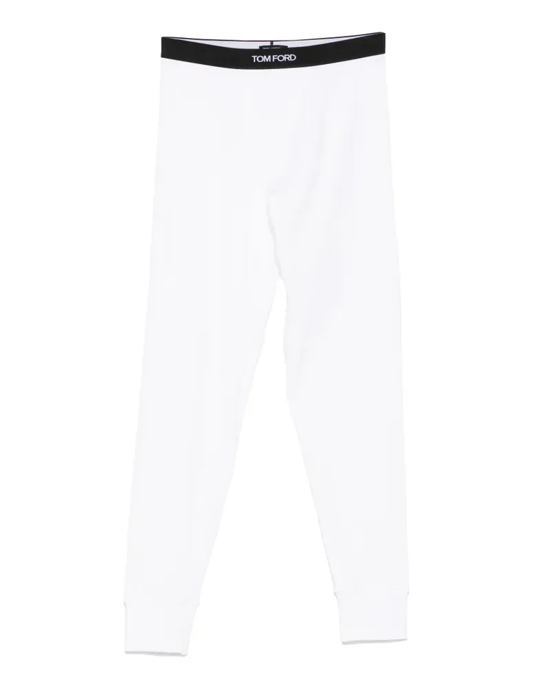 Tom Ford logo-waistband long johns - Weiß Weiß