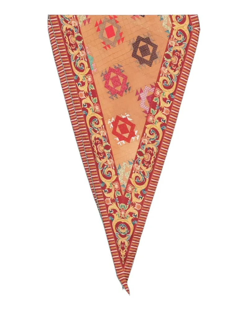 Pierre-Louis Mascia Geometrisch gemusterter Schal - Braun Braun
