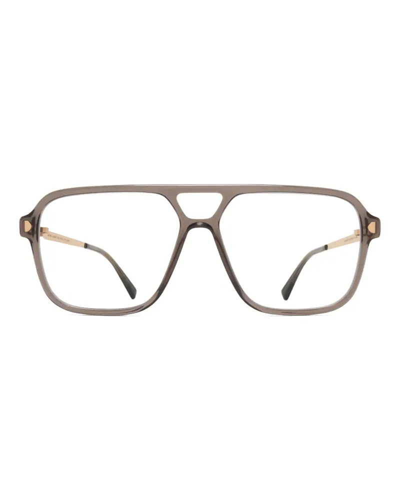 Mykita Olympe pilot-frame glasses - Nude Nude