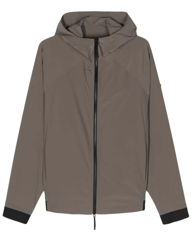 Moncler Leichte Kapuzenjacke - Grau Grau