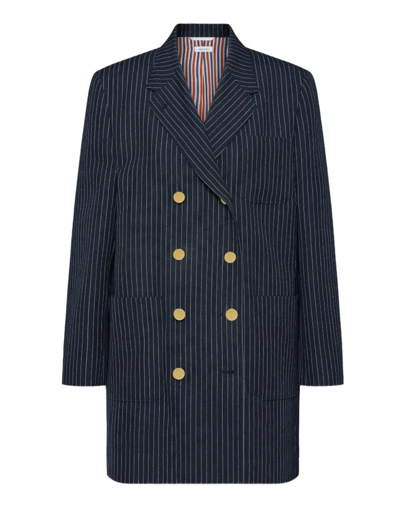 Thom Browne Sportsack-Kleid mit Nadelstreifen - Blau Blau