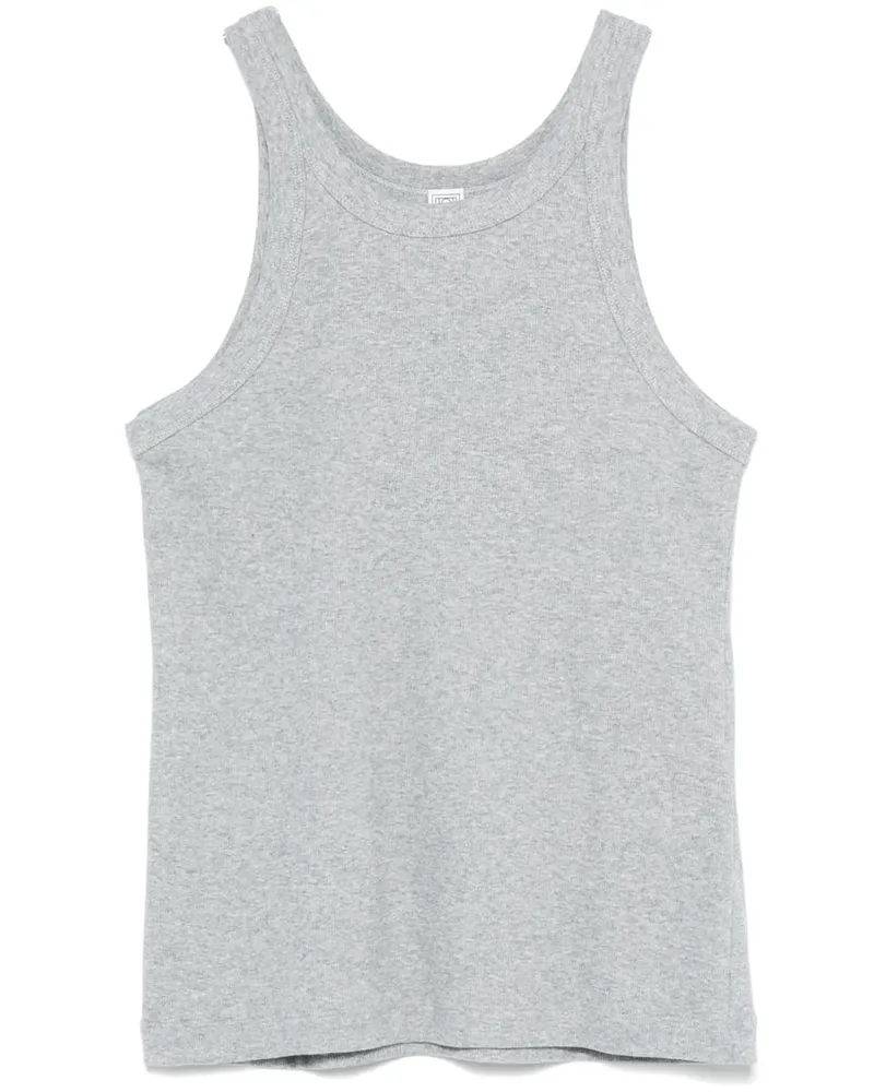 Totême Geripptes Tanktop - Grau Grau