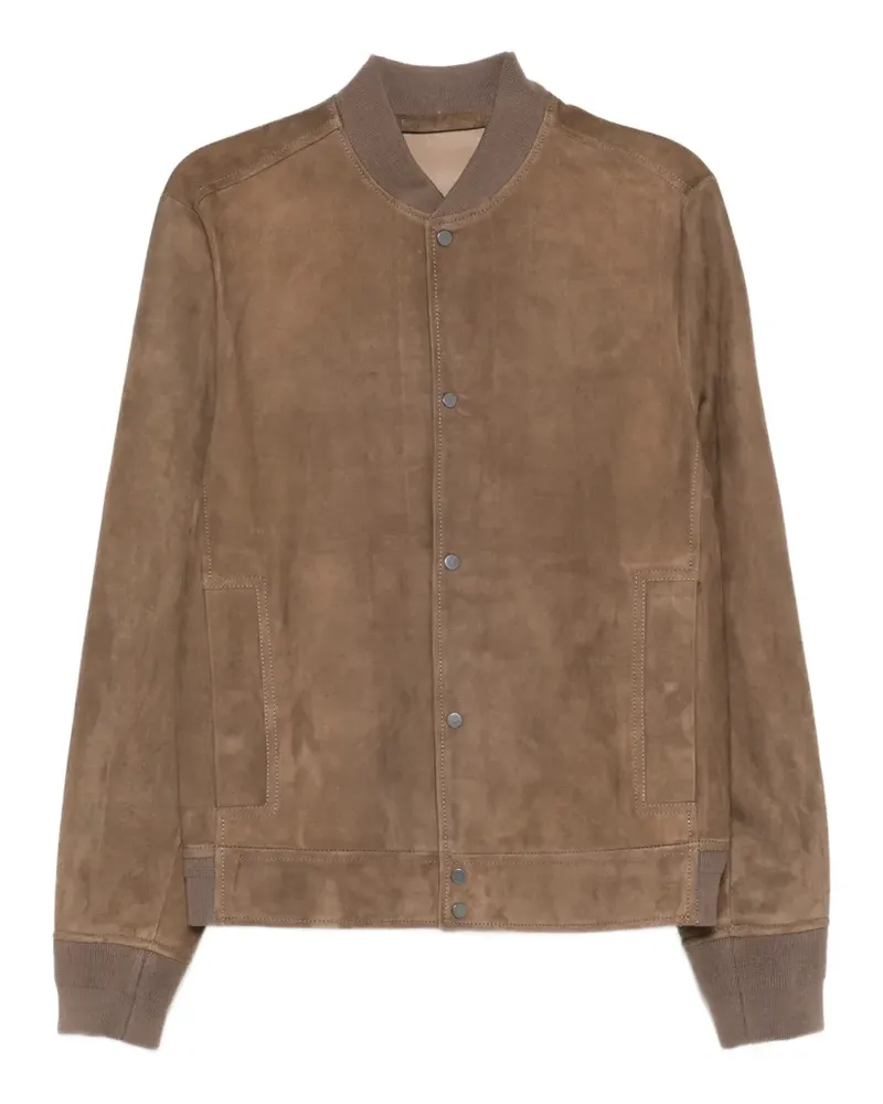 Salvatore Santoro Bomberjacke mit Druckknöpfen - Braun Braun