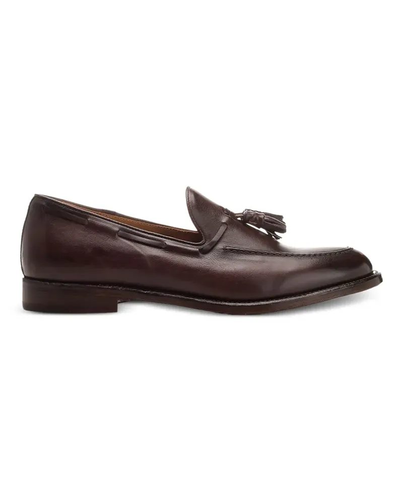 Corvari tassel-detail leather loafers - Braun Braun