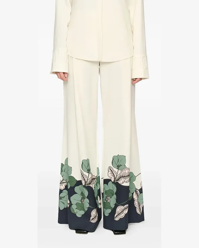 Clea Este Hose mit Blumen - Nude Nude
