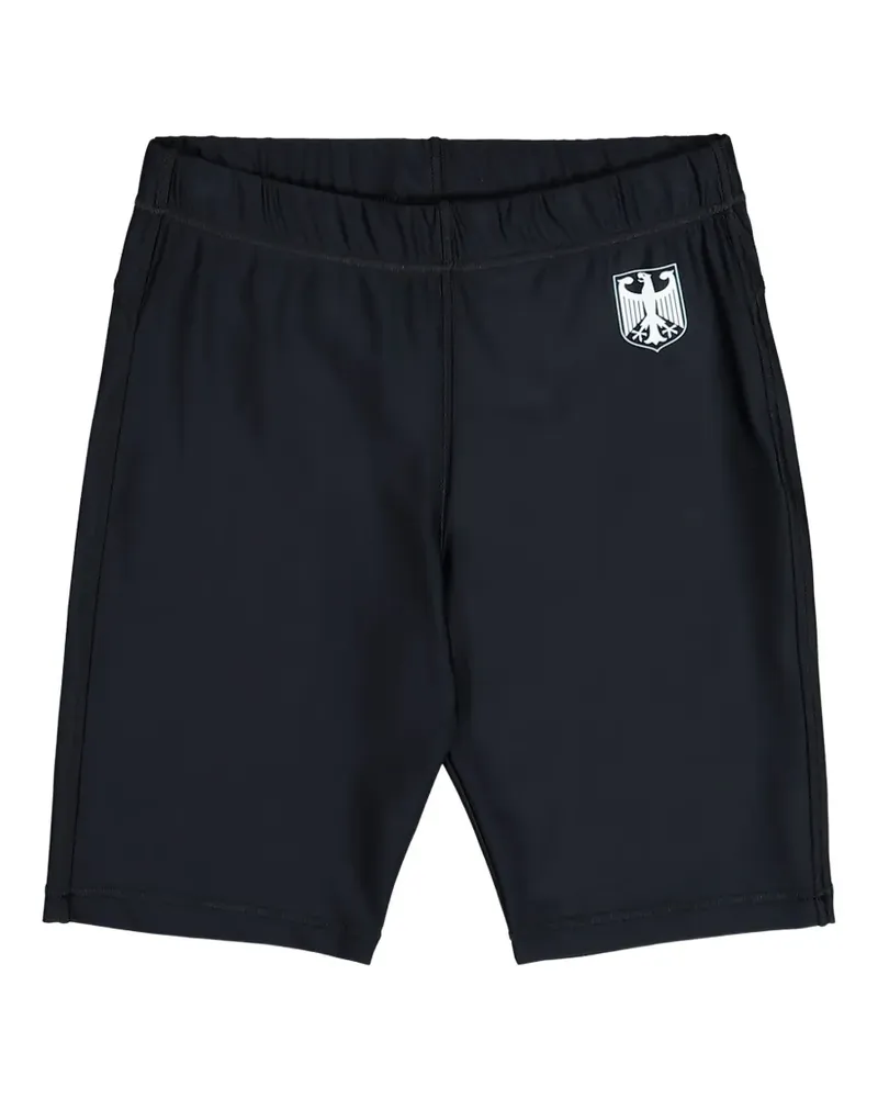 VETEMENTS eagle-print shorts - Schwarz Schwarz