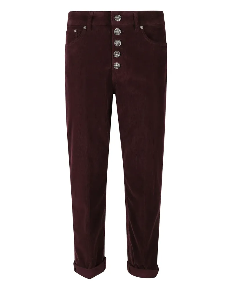 Dondup Hose aus Cord - Violett Violett