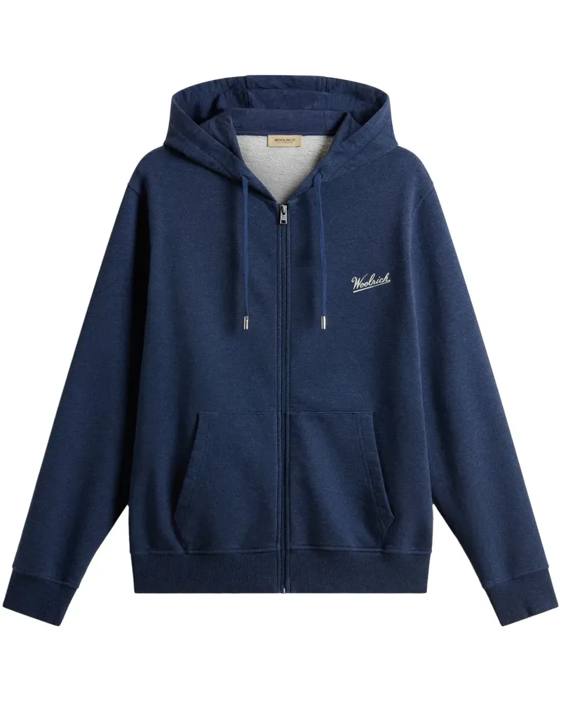 Woolrich Mouline Hoodie - Blau Blau