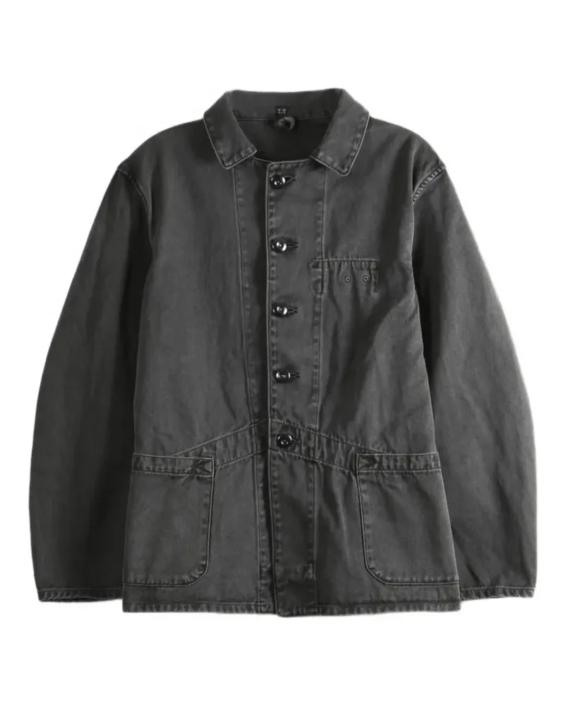 Taiga Takahashi LOT.329 collared jacket - Grau Grau