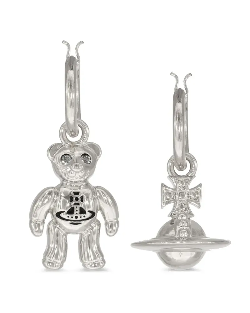 Vivienne Westwood Kleine Ruby Creolen - Silber Silber