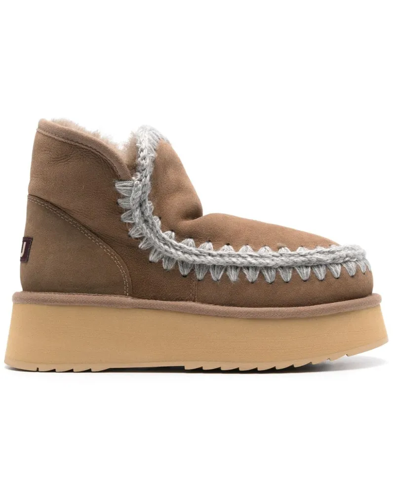 Mou Mini Eskimostiefel mit Plateau - Braun Braun