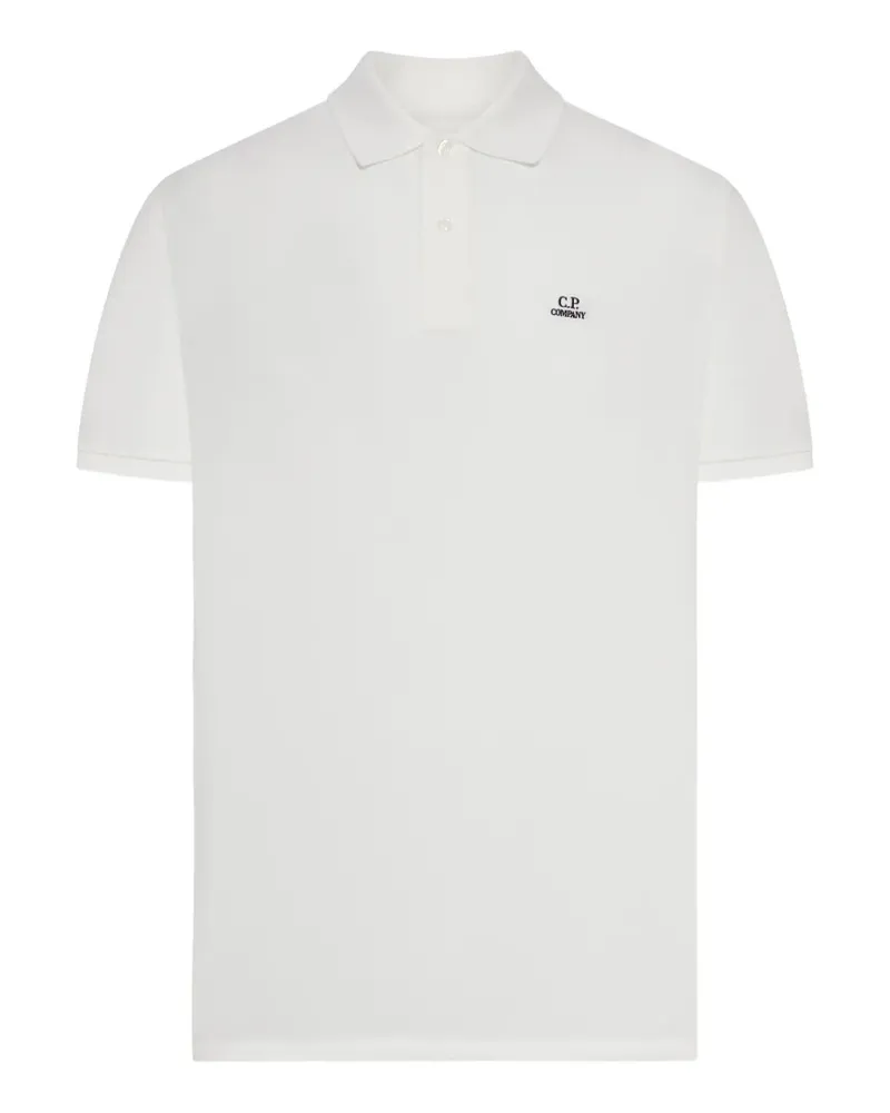 C.P. Company logo polo shirt - Weiß Weiß