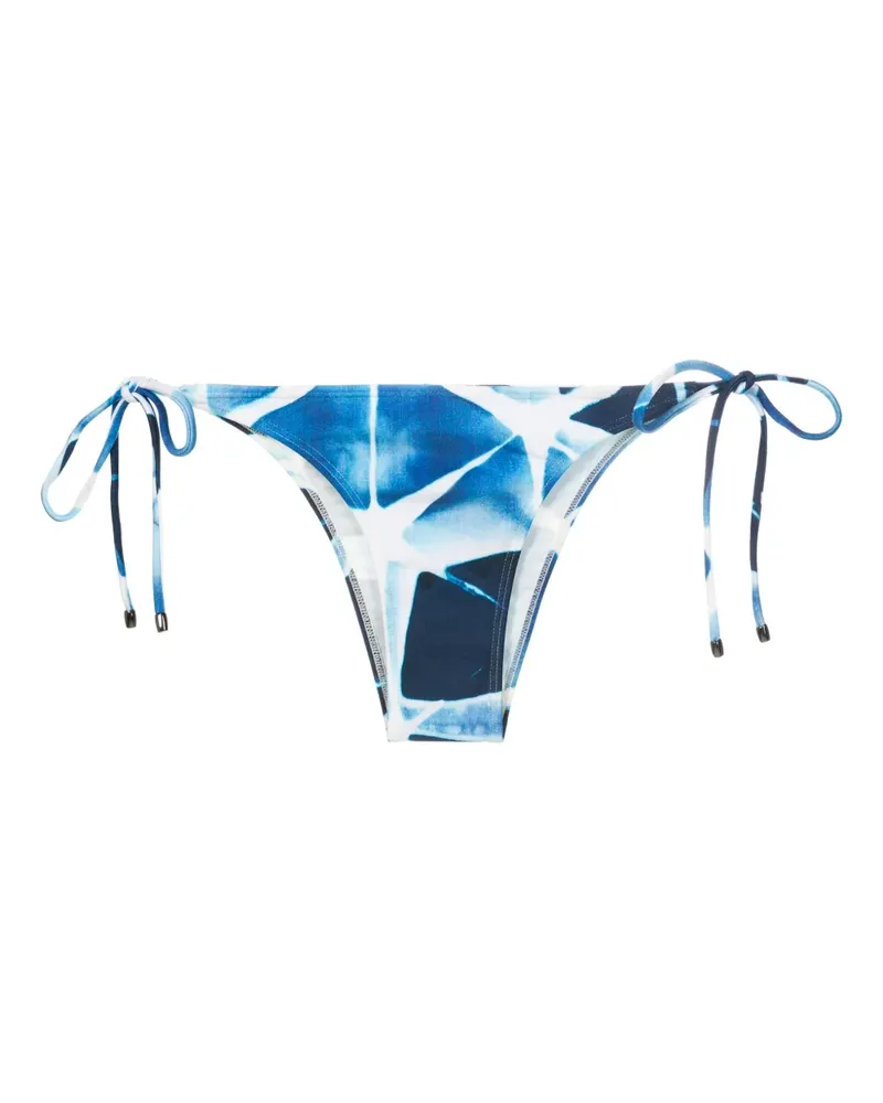 Lenny Niemeyer Bikinihöschen mit abstraktem Print - Blau Blau