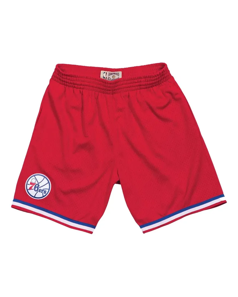 Mitchell & Ness Philadelphia 76ers Swingman Shorts - Rot Rot