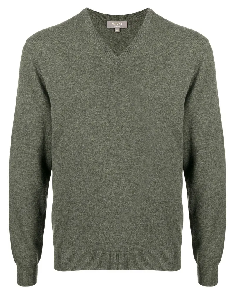 N.Peal Pullover aus Bio-Kaschmir - Grün Grün