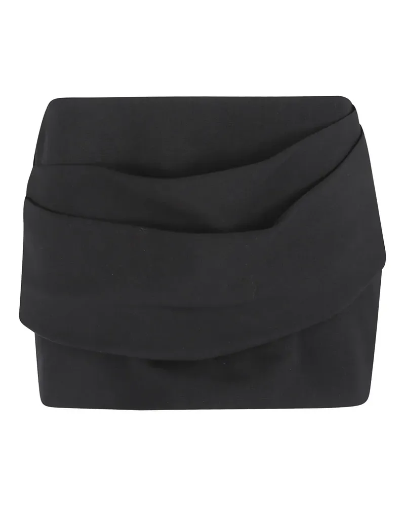 Alex Perry Drapierter Minirock - Schwarz Schwarz