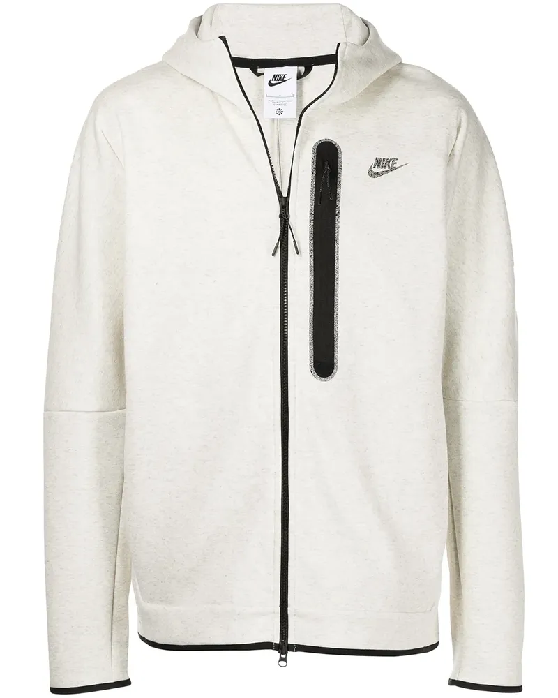 Nike NSW Kapuzenjacke aus Fleece - Weiß Weiß
