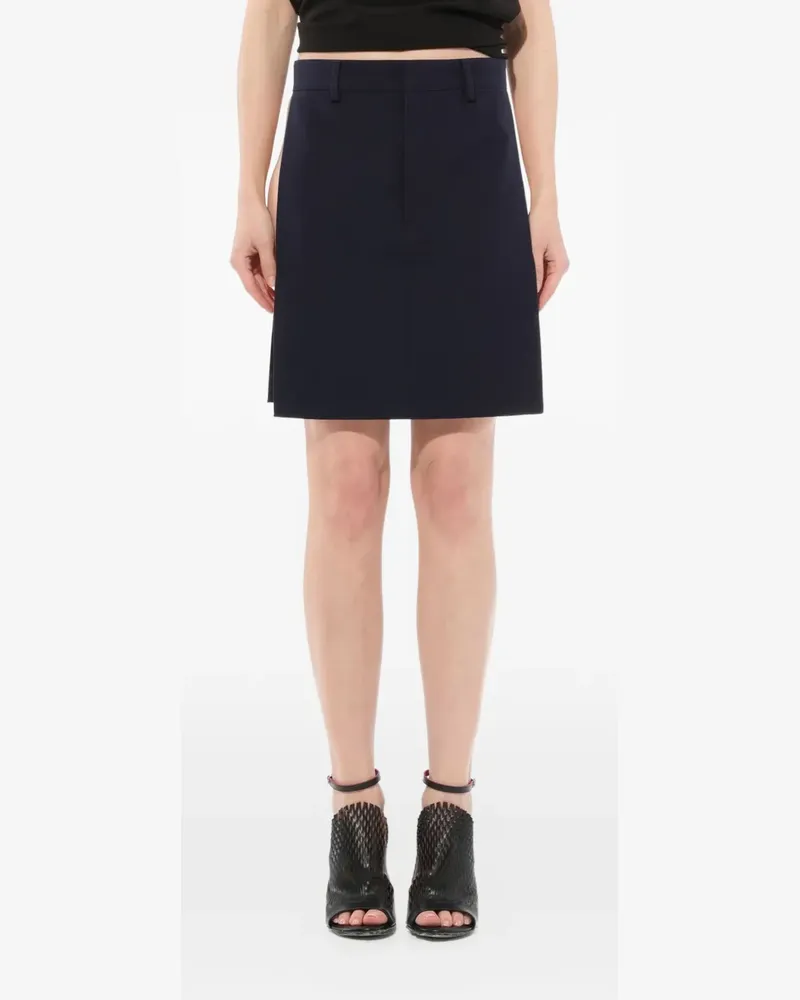 Givenchy Podium side-slit skirt - Blau Blau