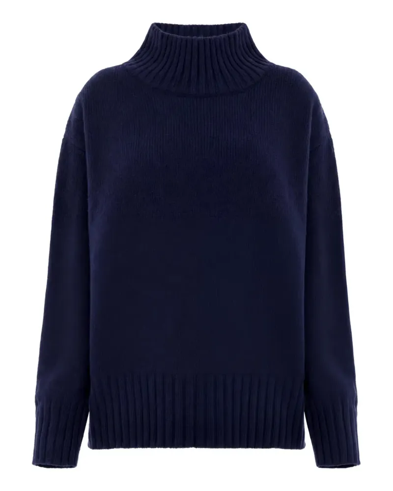 Malo high-neck cashmere knit - Blau Blau